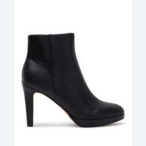 Nine West Kiana  ankle black leather Elegant boots size 8.5